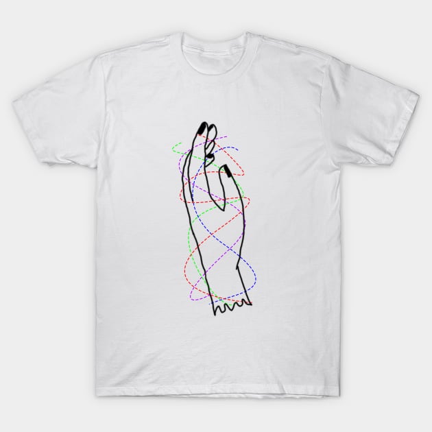 Hand T-Shirt by TBK-STORE